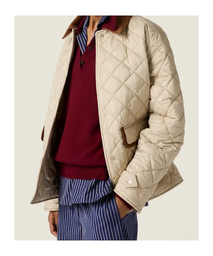 Quilted Technical Pongé Blouson