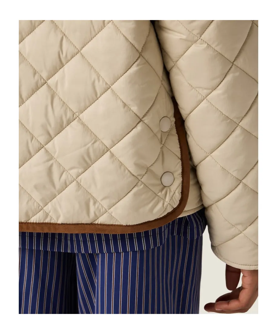 Quilted Technical Pongé Blouson