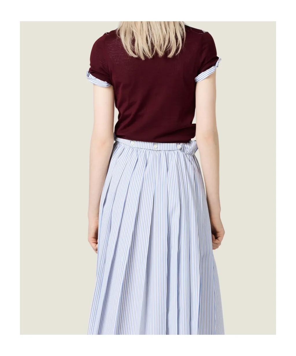 Miu Miu Check-Pattern Short-Sleeved Polo Shirt