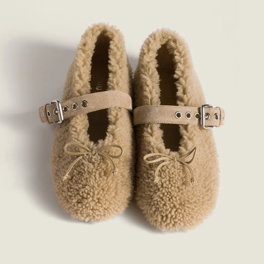 Miu Miu Bow-Detailed Ballerinas