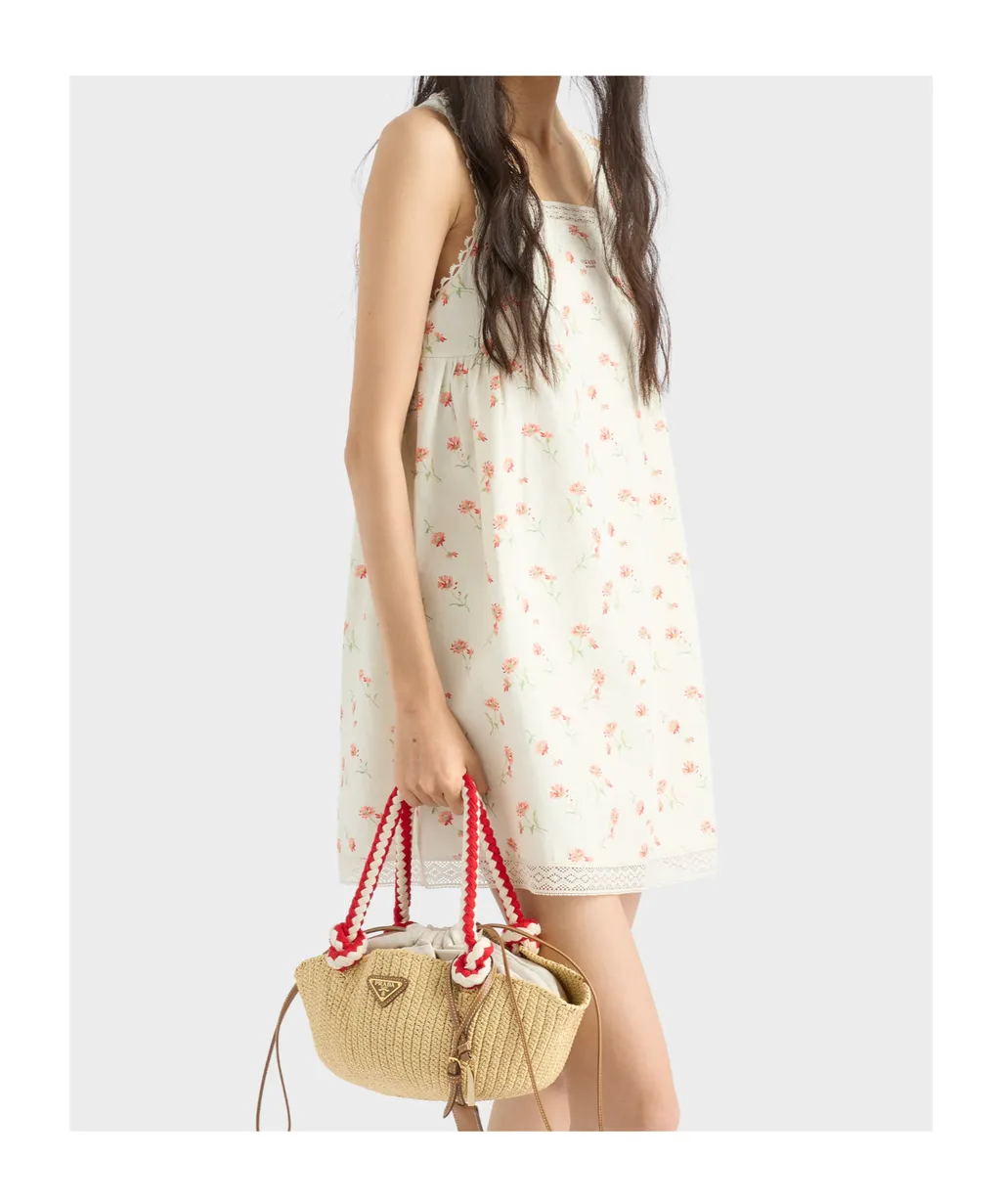 Prada Floral-Printed Sleeveless Dress