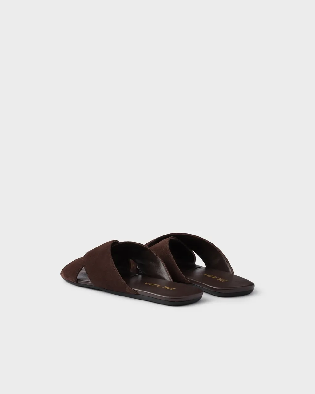 Prada Cross-Strap Slides