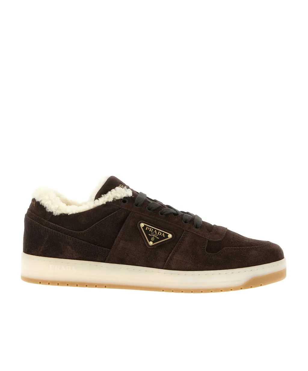 Prada Downtown Lace-Up Sneakers