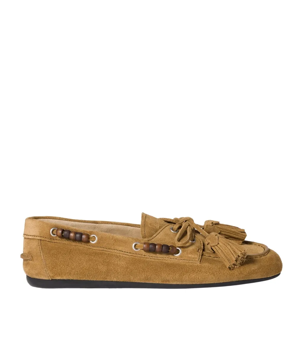 Miu Miu Tassel-Detailed Slip-On Loafers