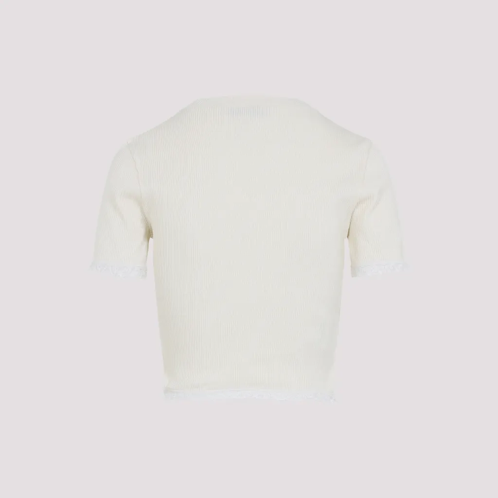 Lace-Trimmed Top