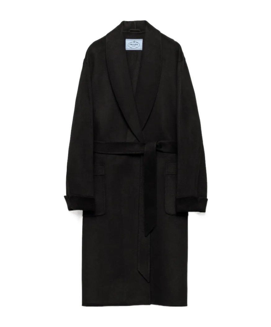 Prada Belted Long Coat