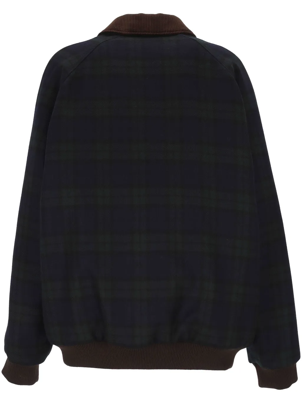 Checked Twill Blouson Jacket