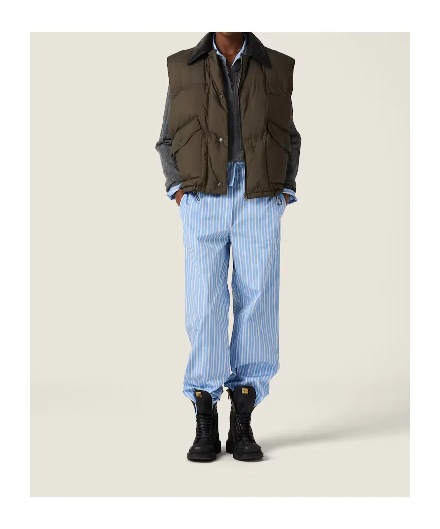 Technical Pongé Down Vest