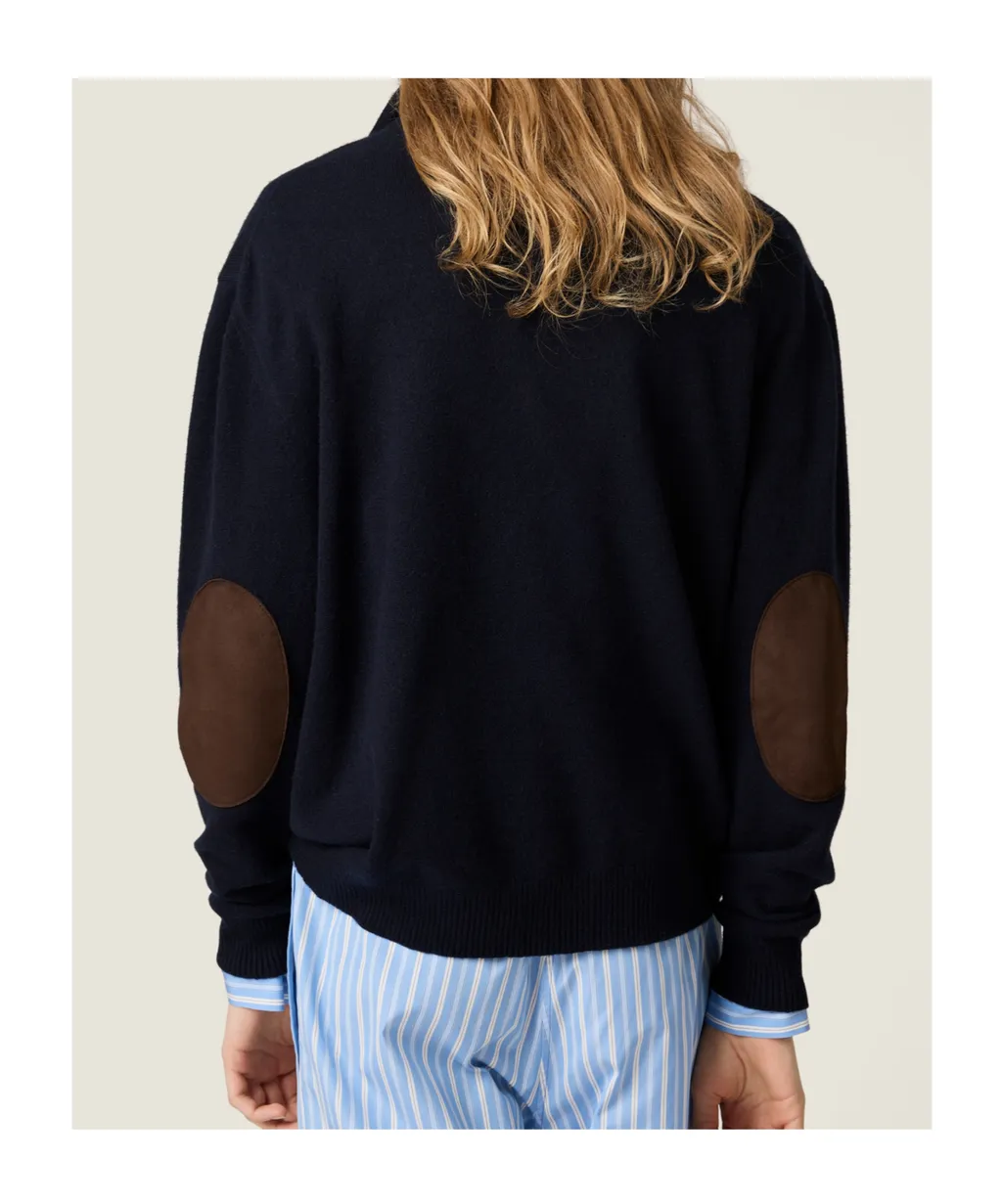 Miu Miu Half-Zipped Knitted Jumper