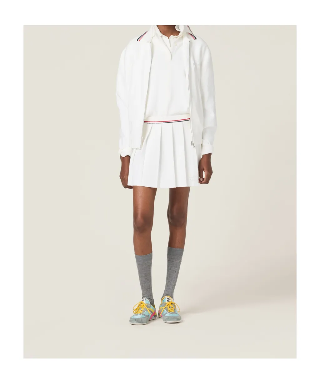 Miu Miu Zipped Knitted Cardigan