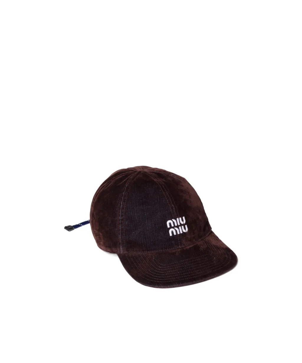 Miu Miu Logo-Embroidered Baseball Cap