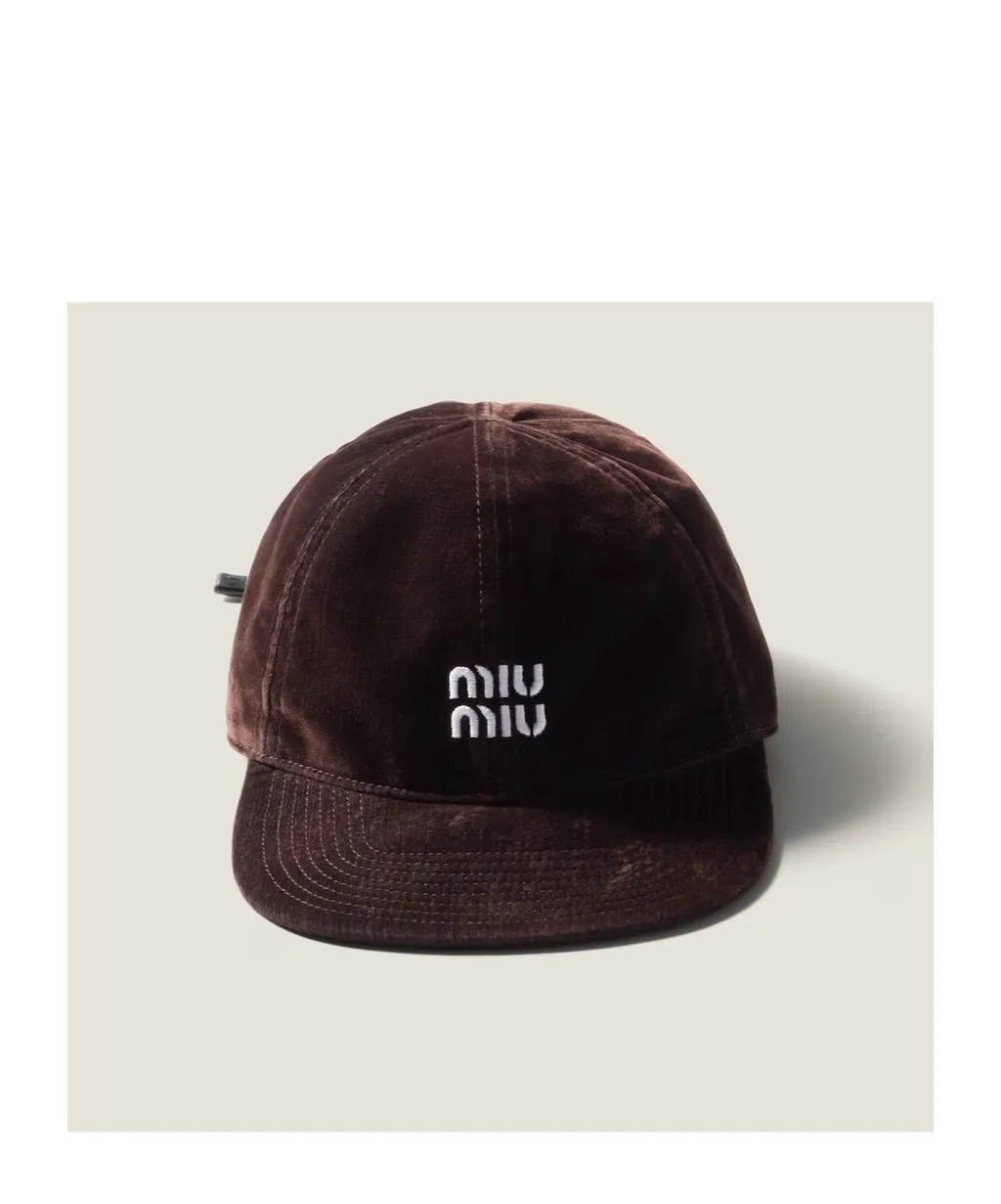 Miu Miu Logo-Embroidered Baseball Cap