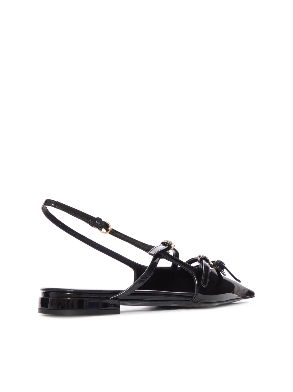 Miu Miu Pointed-Toe Slingback Ballerinas
