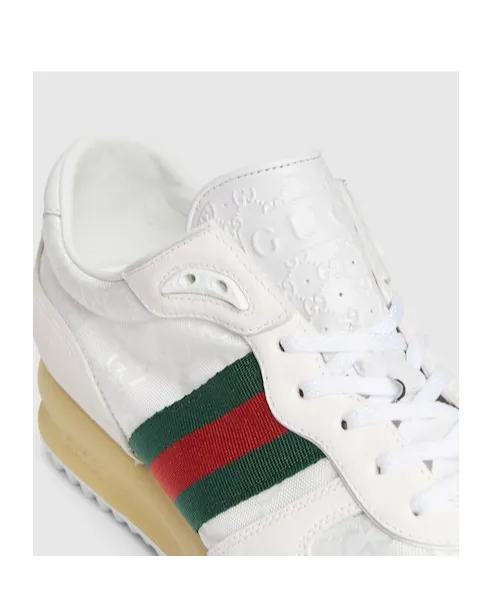 Gucci Panelled Lace-Up Sneakers