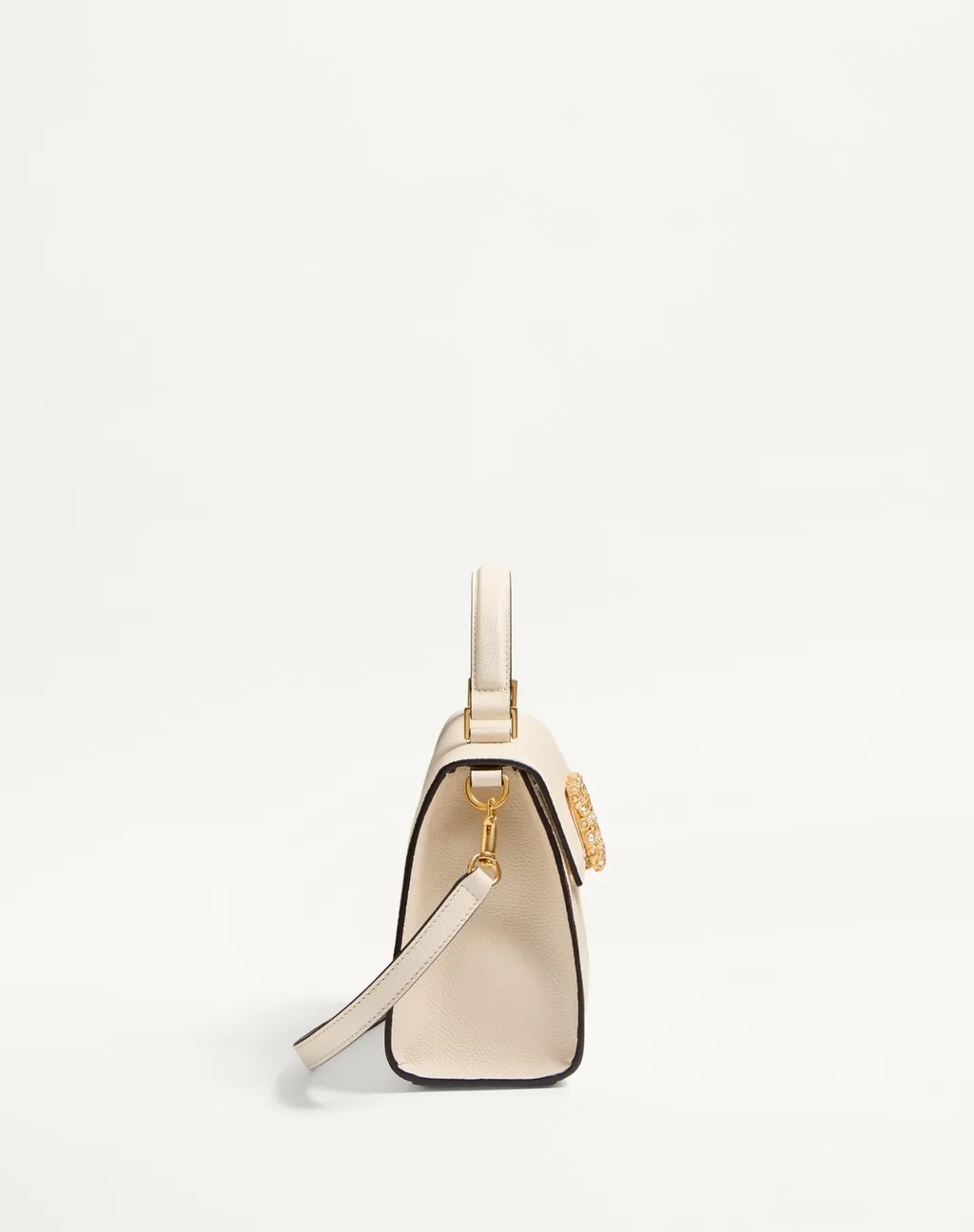 Valentino Vsling Foldover Top Small Tote Bag