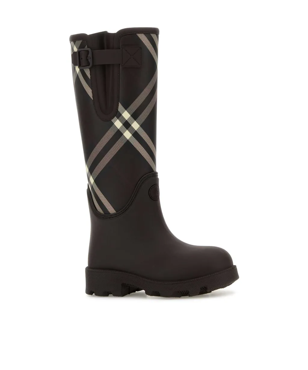Burberry Marsh Stamp Checked Boots