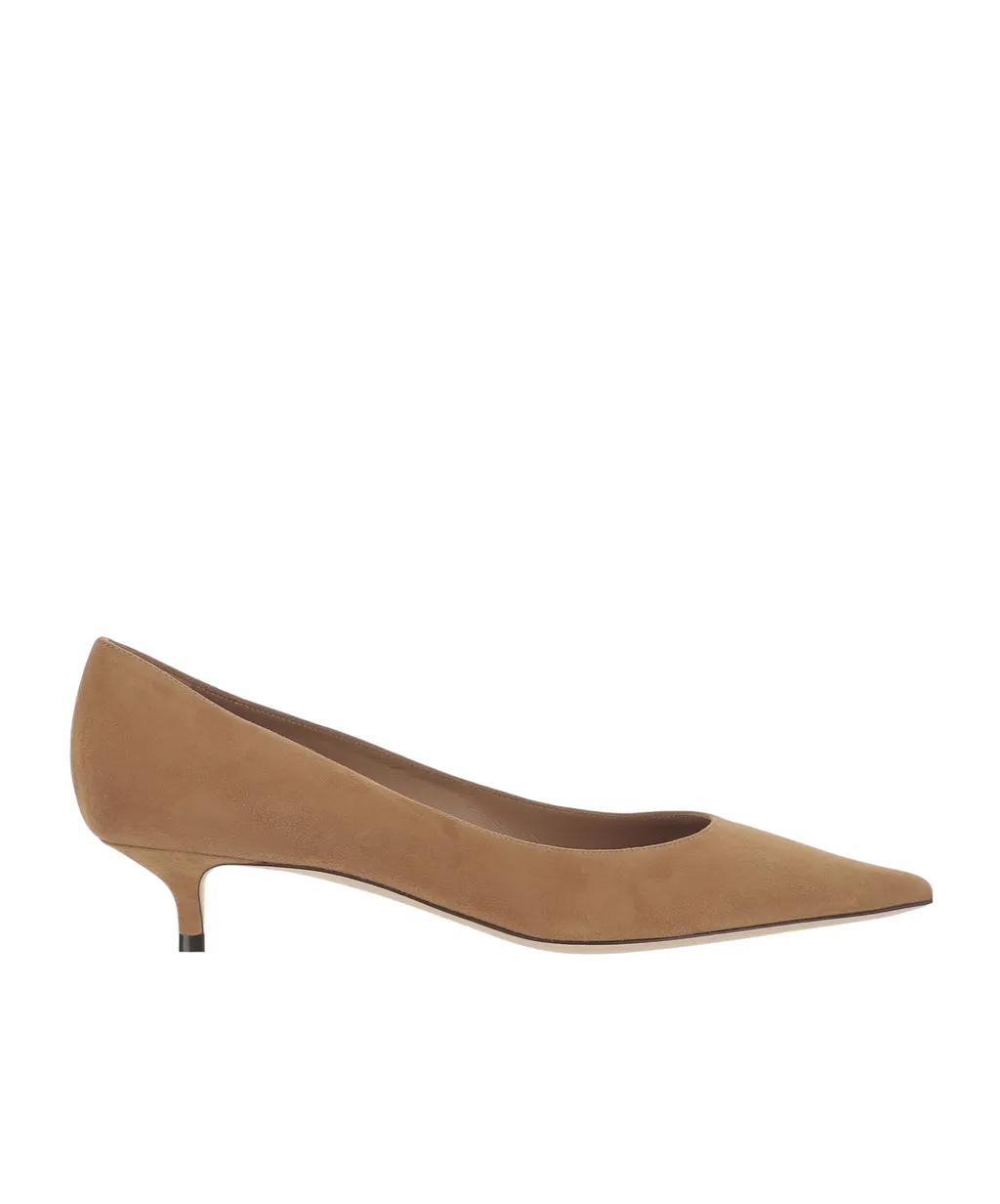 Jimmy Choo Pointed Toe Low-Heel Pumps