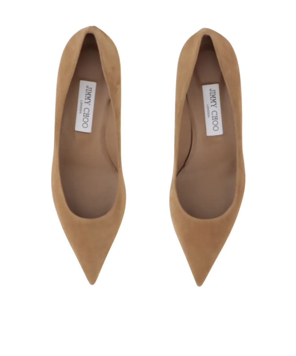 Jimmy Choo Pointed Toe Low-Heel Pumps
