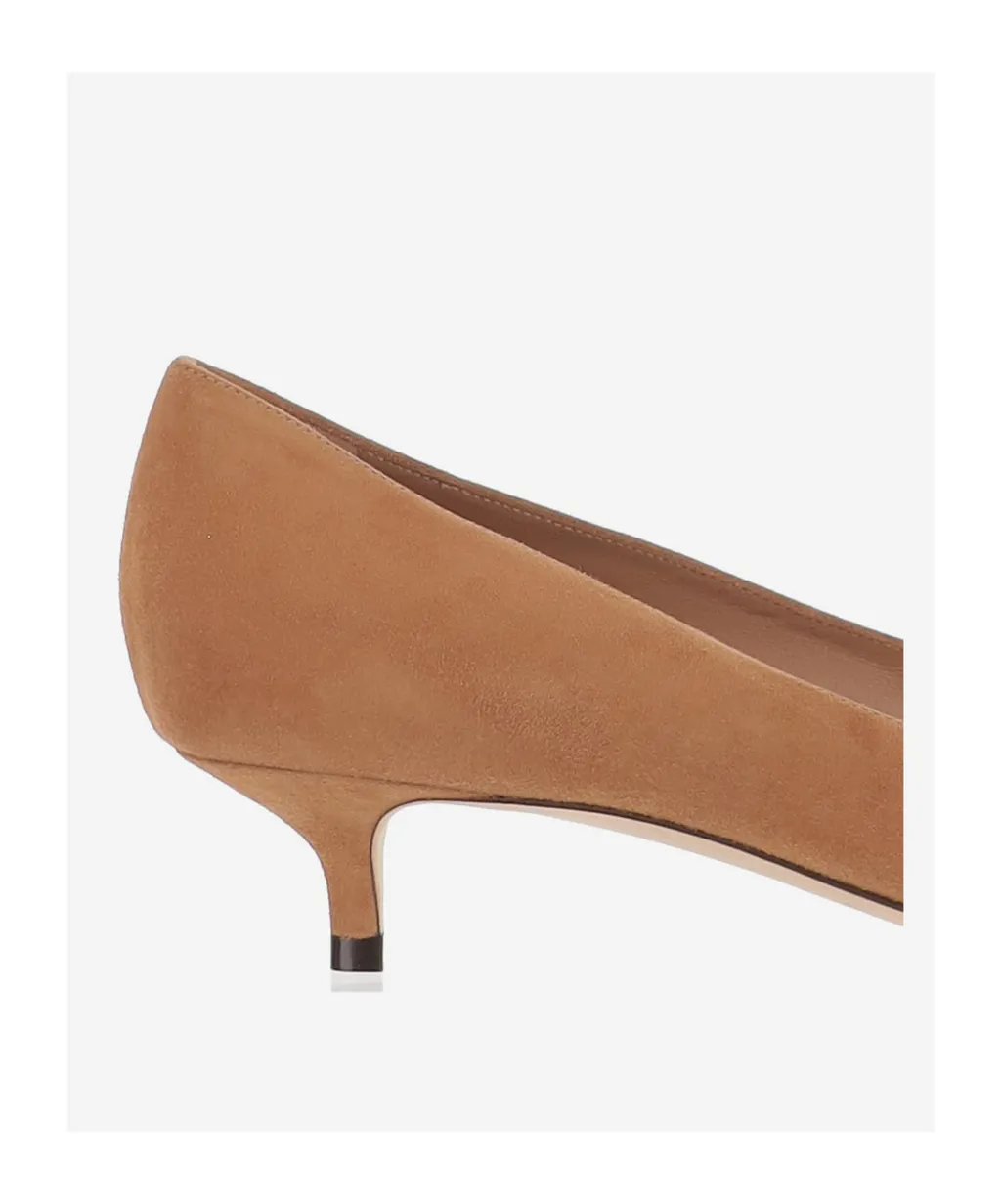 Jimmy Choo Pointed Toe Low-Heel Pumps