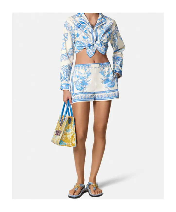 Versace Pattern-Printed Shorts