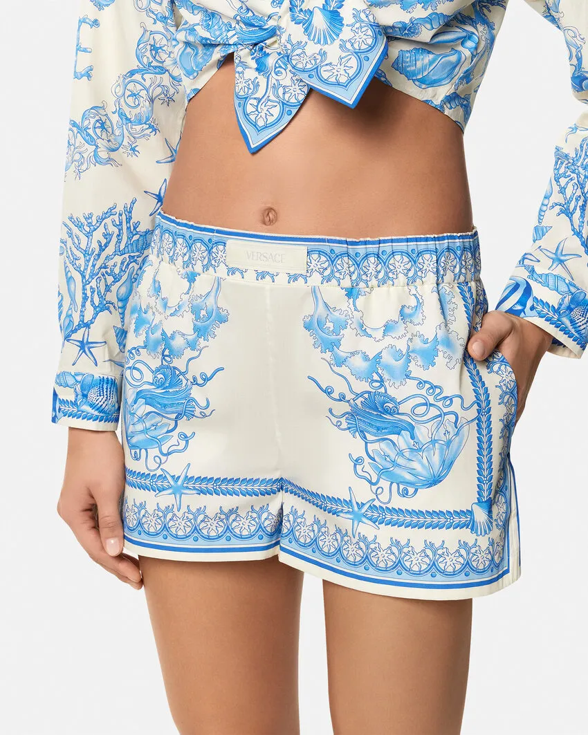 Versace Pattern-Printed Shorts