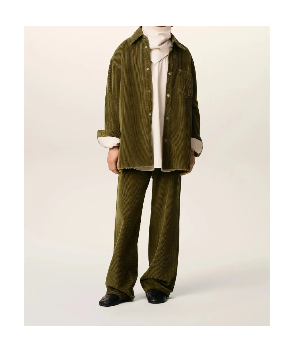 Ami Paris Corduroy Velvet Overshirt