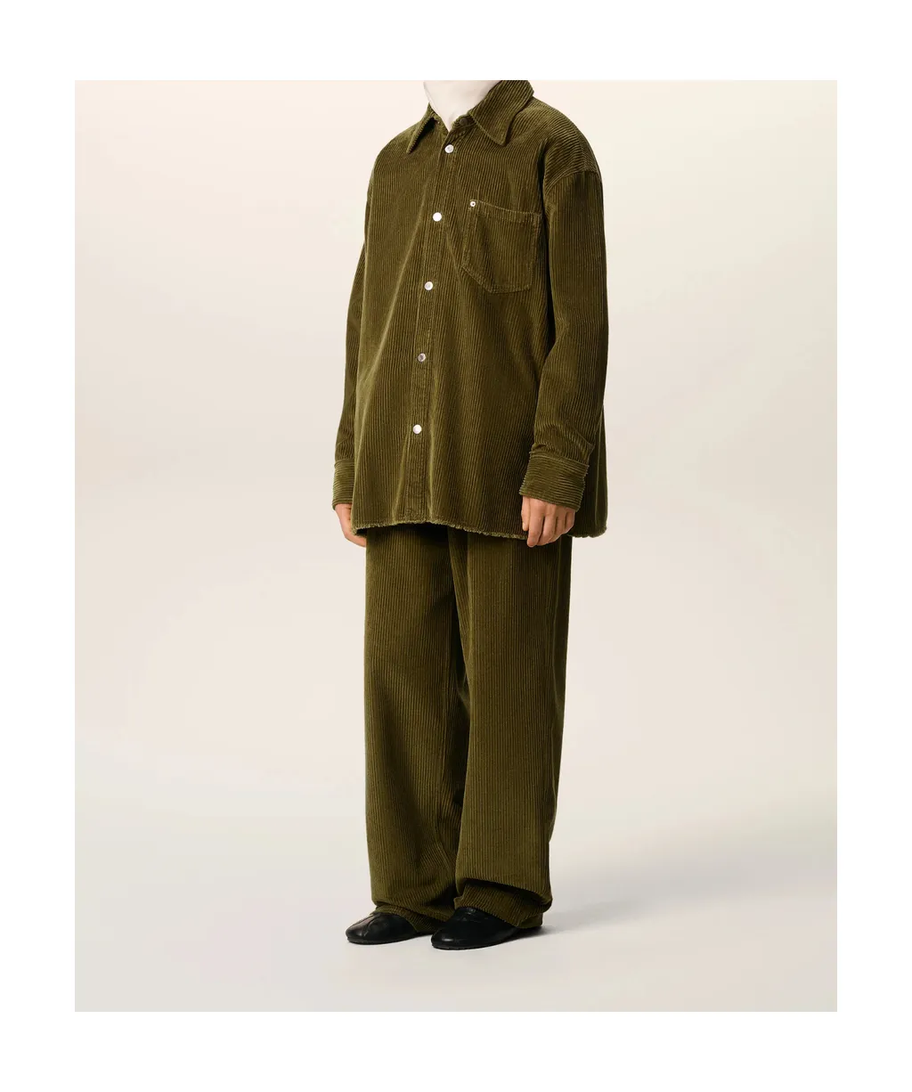 Ami Paris Corduroy Velvet Overshirt