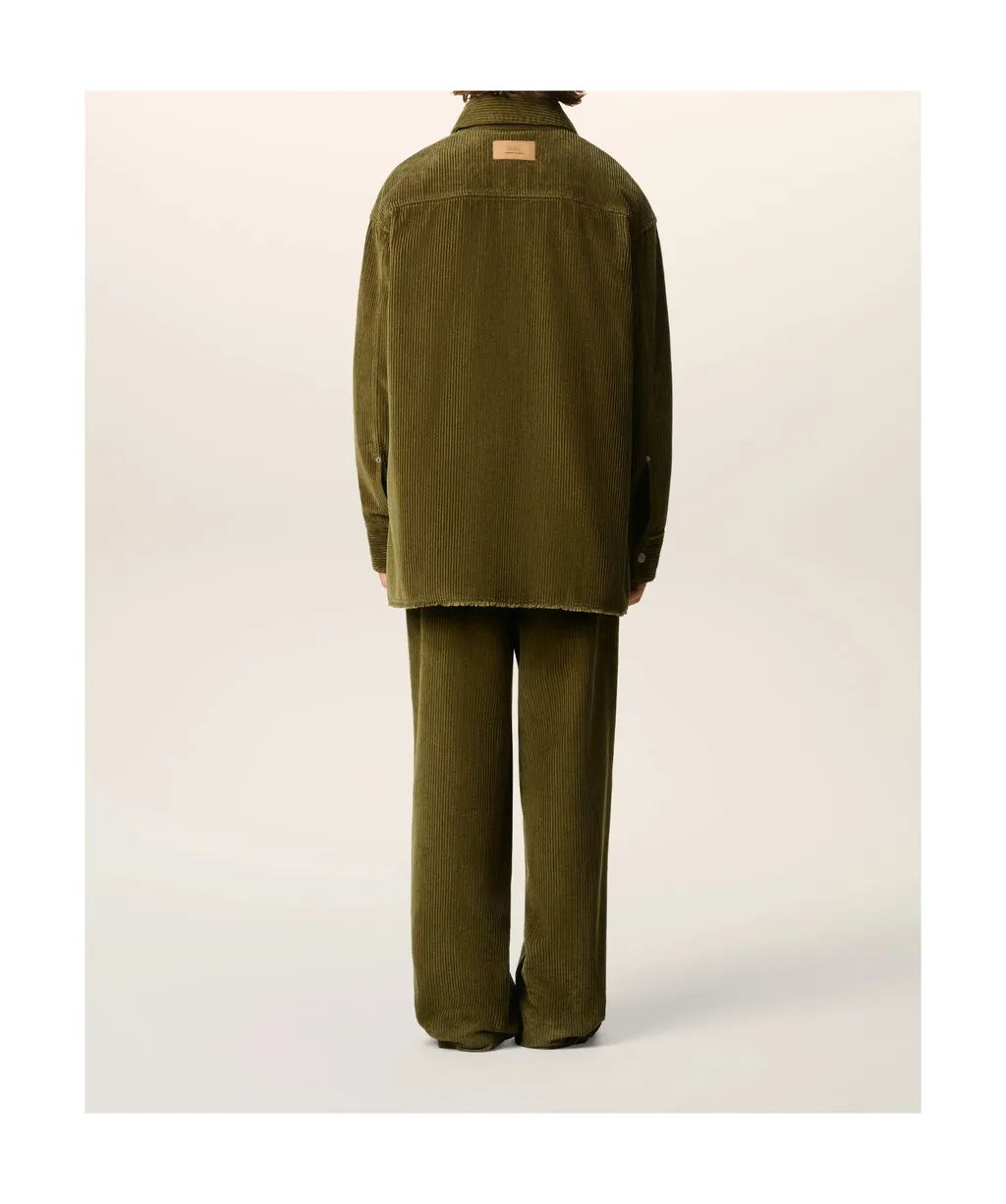 Ami Paris Corduroy Velvet Overshirt