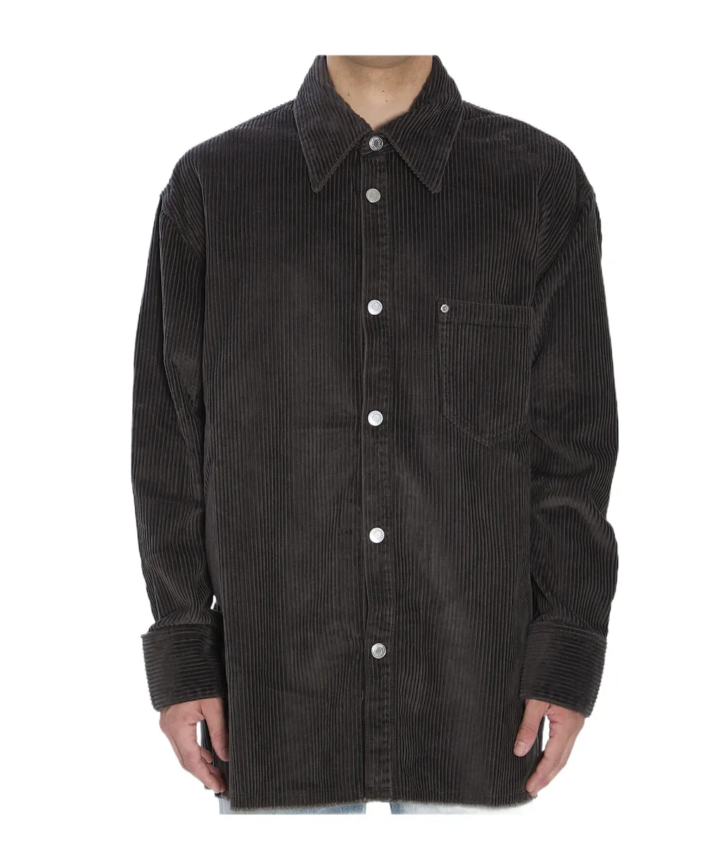 Ami Paris Corduroy Velvet Overshirt
