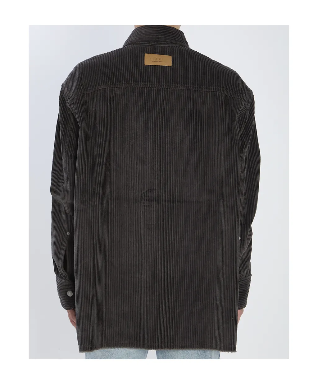 Ami Paris Corduroy Velvet Overshirt