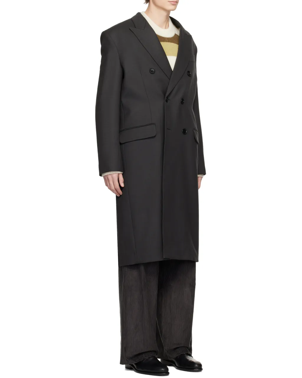 Ami Double Breasted Straigth Coat