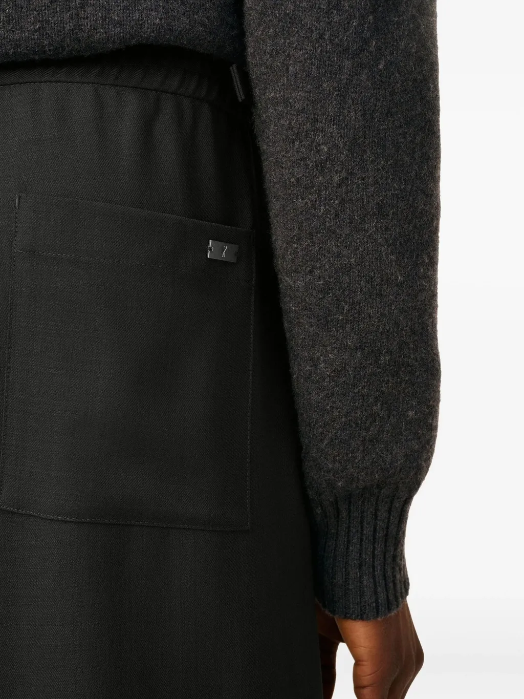 Wide-Leg Casual Pants