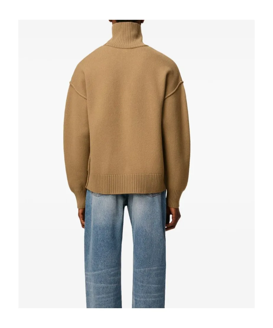 Ami Paris Ami De Coeur Turtleneck Jumper