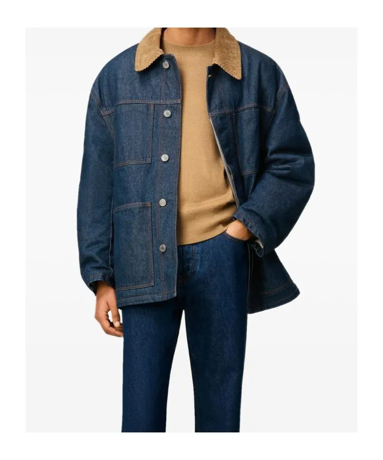 Ami Paris Padded Denim Worker Jacket