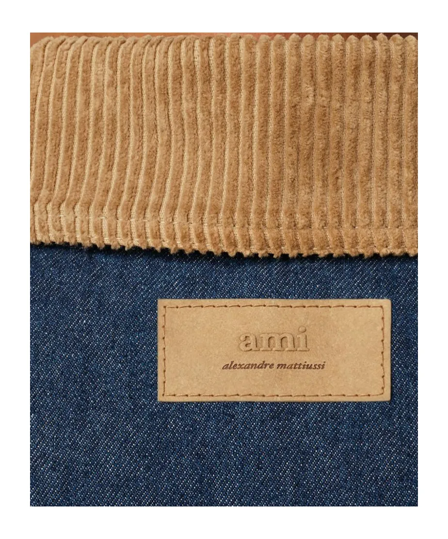 Ami Paris Padded Denim Worker Jacket