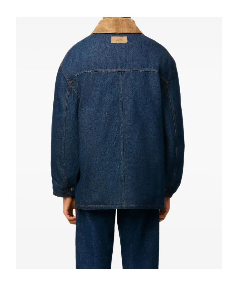 Ami Paris Padded Denim Worker Jacket