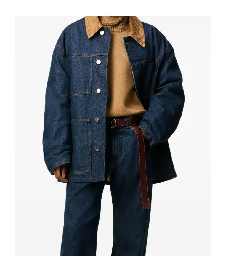Ami Paris Padded Denim Worker Jacket