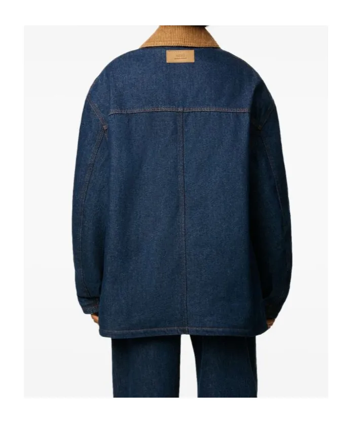 Ami Paris Padded Denim Worker Jacket