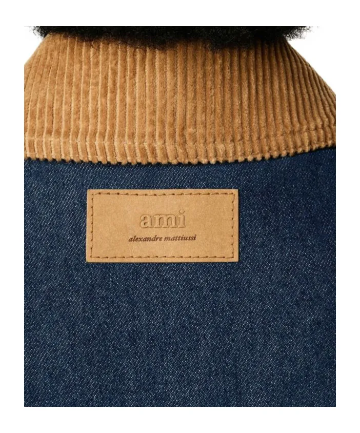 Ami Paris Padded Denim Worker Jacket