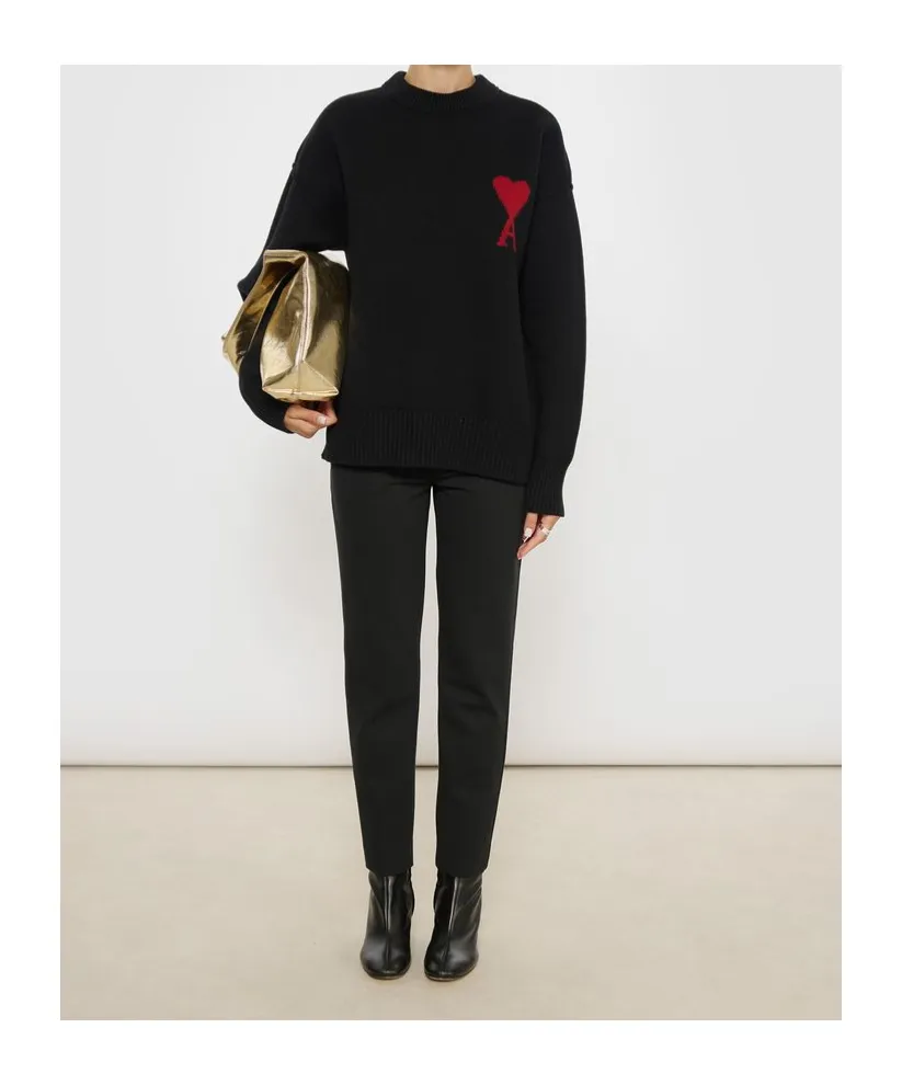 Ami Paris Ami De Coeur Crewneck Jumper