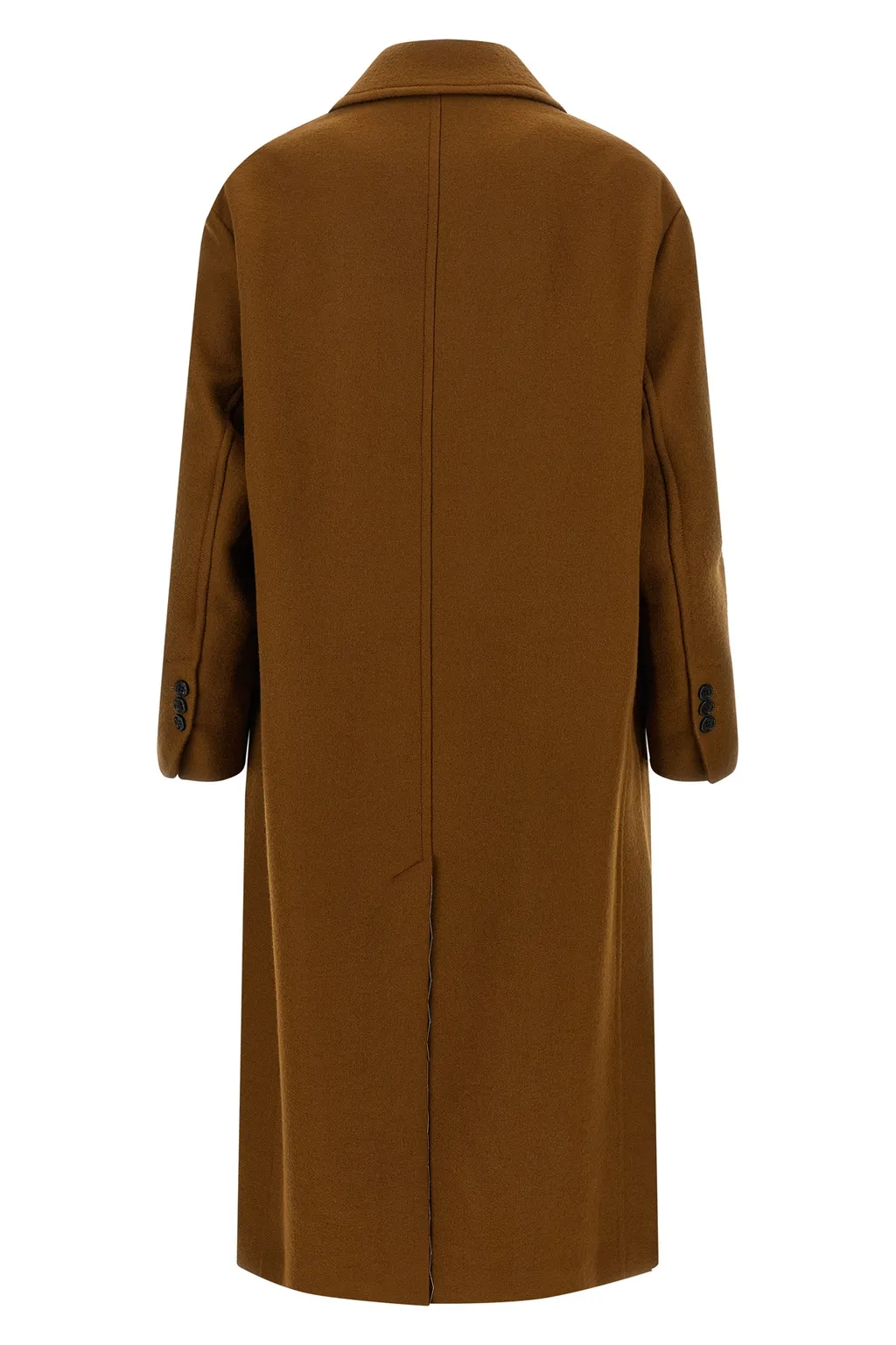 Ami Double-Breasted Mid-Length Coat