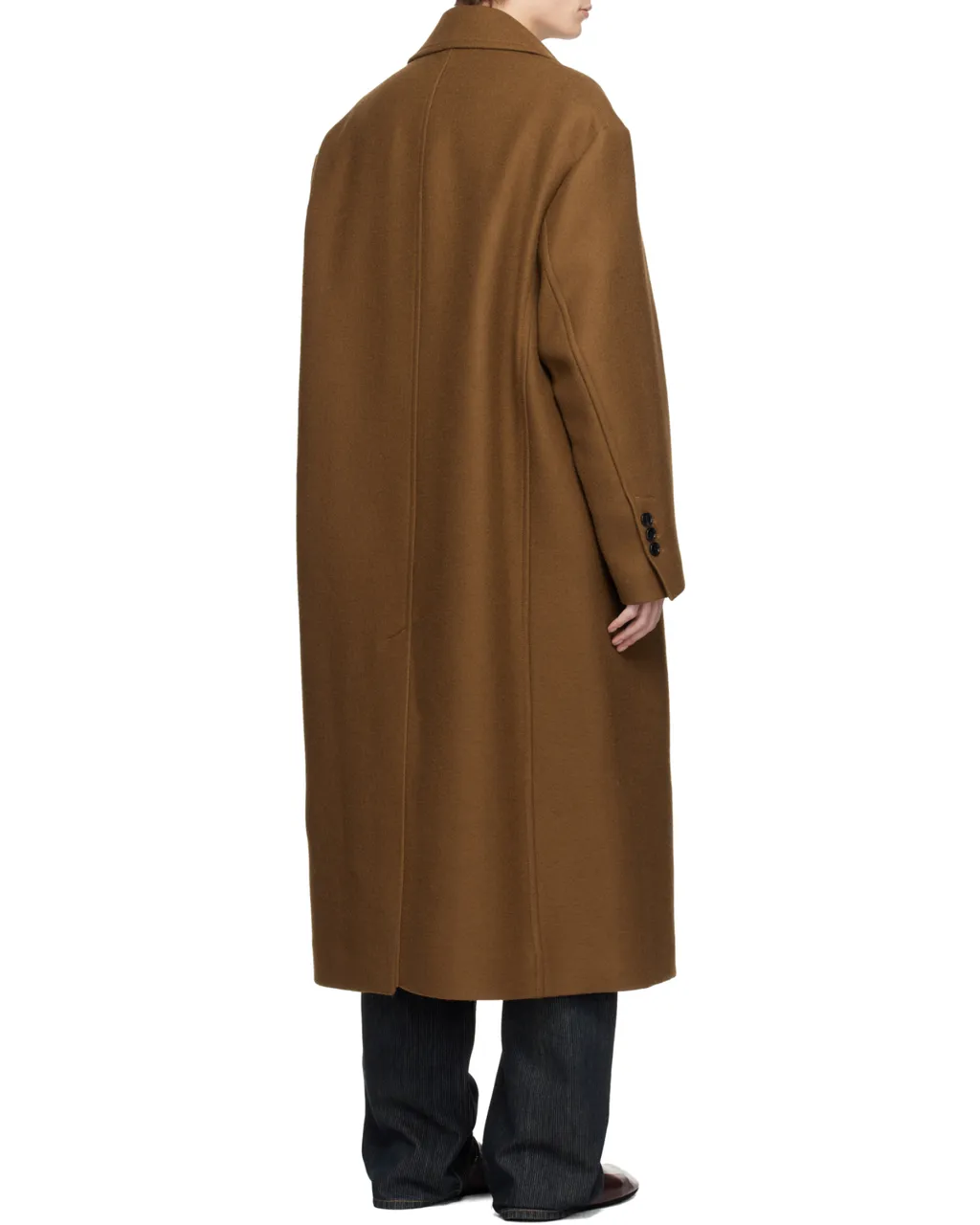 Ami Double-Breasted Mid-Length Coat
