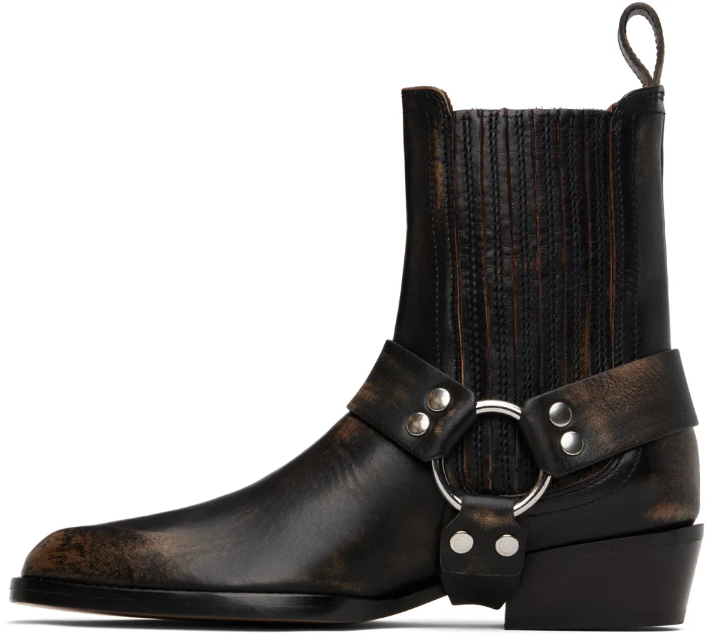 35Mm Helena Strap-Detail Ankle Boot