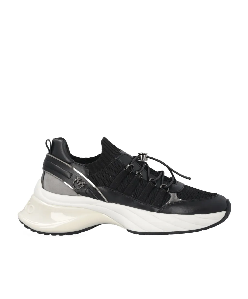 Ariel Lace-Up Panelled Sneakers