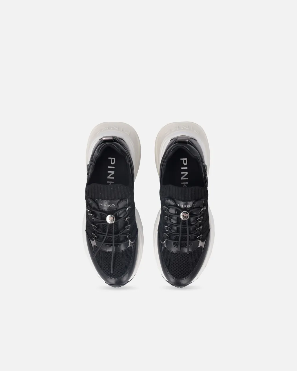 Ariel Lace-Up Panelled Sneakers