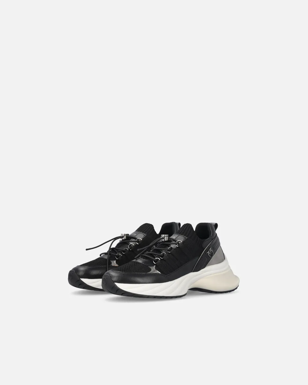 Ariel Lace-Up Panelled Sneakers