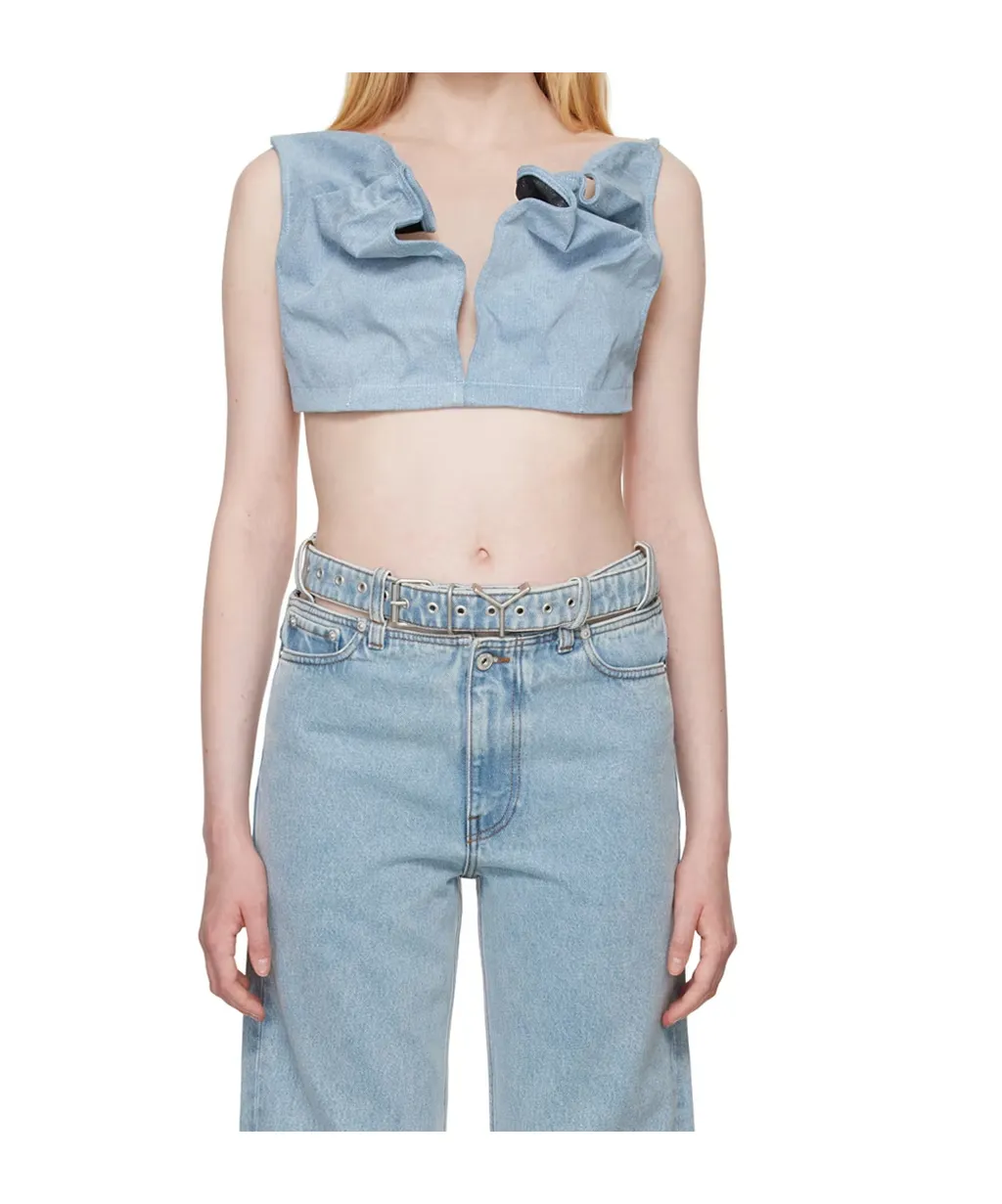 Denim Crop Top