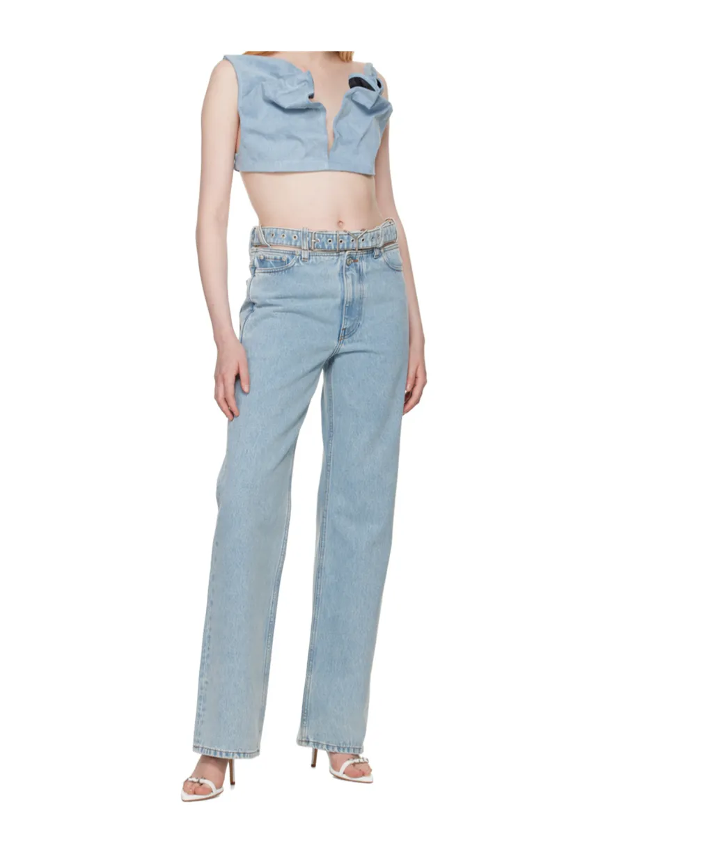Denim Crop Top