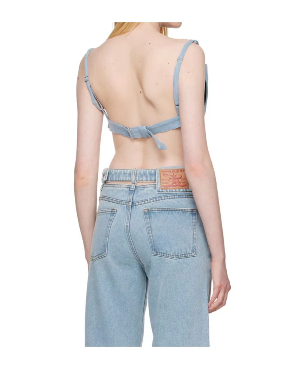 Denim Crop Top