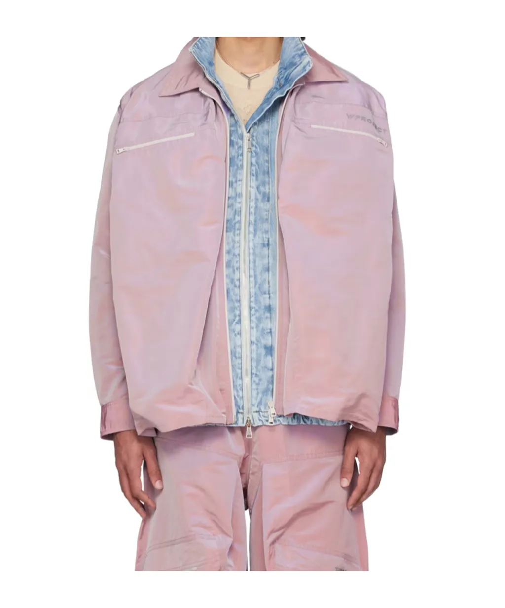 Purple Gathered Shirt